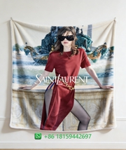 Yves Saint Laurent Throw Blankets